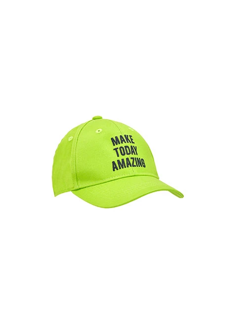 Gorra de sarga unisex en verde