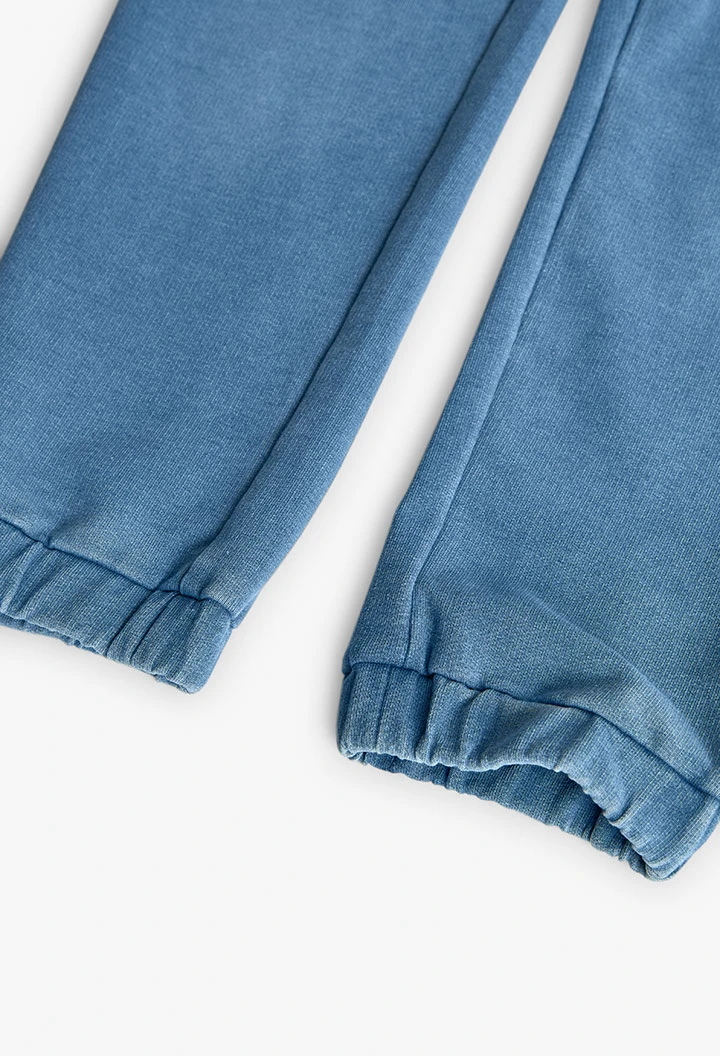 Denim-Fleece-Hose für Jungen