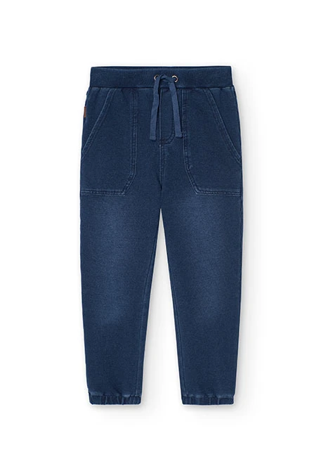 Pantalon en molleton denim pour garçon