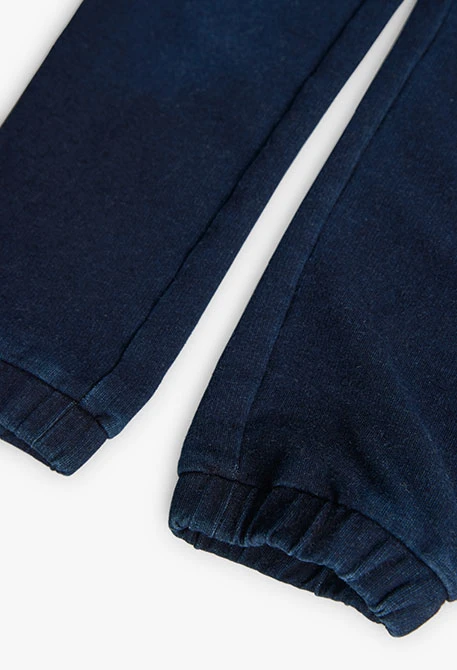 Fleece denim trousers for boy -BCI