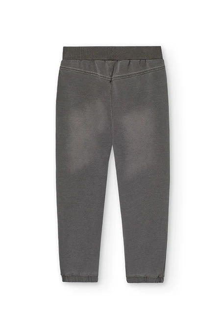 Boy's denim fleece trousers