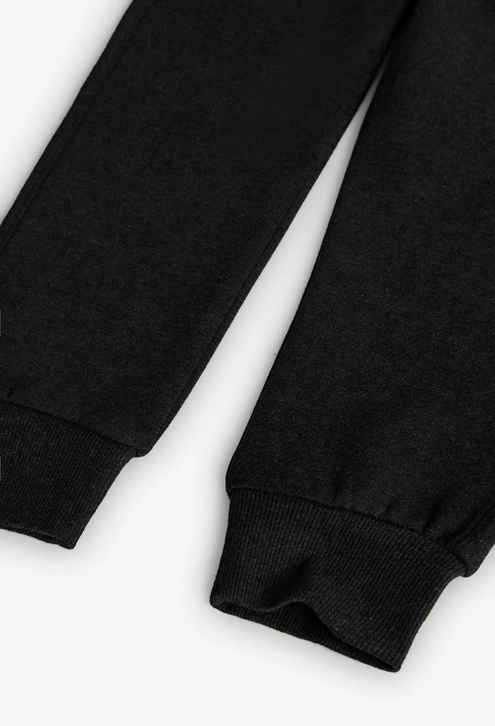 Schwarze Denim-Jogginghose für Jungen