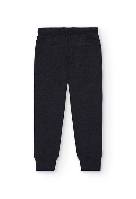 Pantalon en molleton denim noir pour garçon