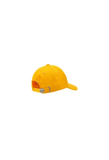 Casquette en sergé jaune