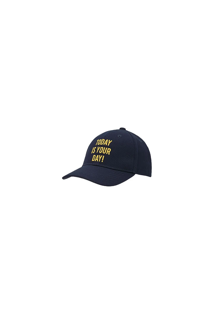 Casquette en sergé bleu marine