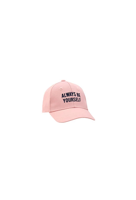 Gorra sarga en rosa