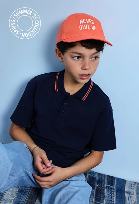 Gorra sarga en rojo