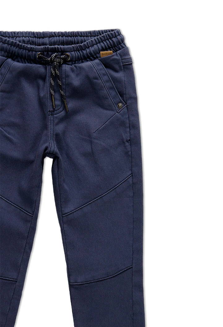 Pantalon en toile stretch maille pour garçon