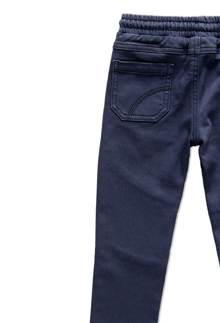 Pantalon en toile stretch maille pour garçon