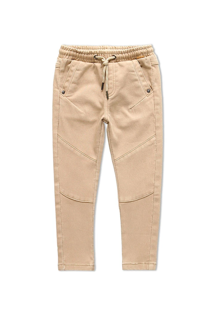 Pantalon en toile stretch maille pour garçon