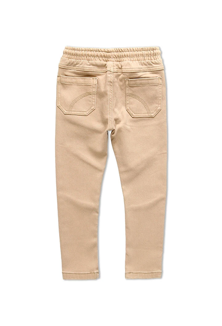 Pantalon en toile stretch maille pour garçon