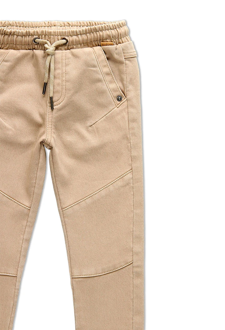 Pantalon en toile stretch maille pour garçon