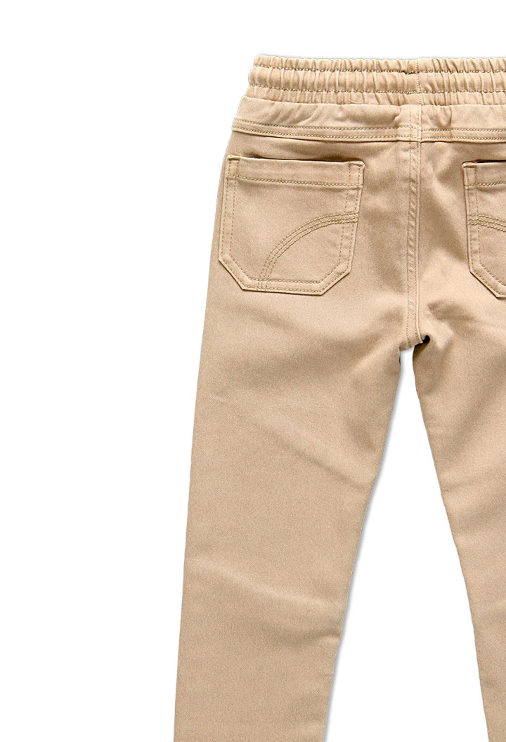 Pantalon en toile stretch maille pour garçon
