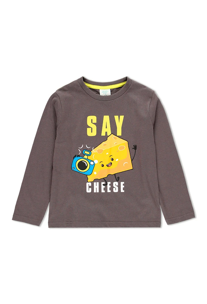 T-Shirt tricot manche longue pour garçon
