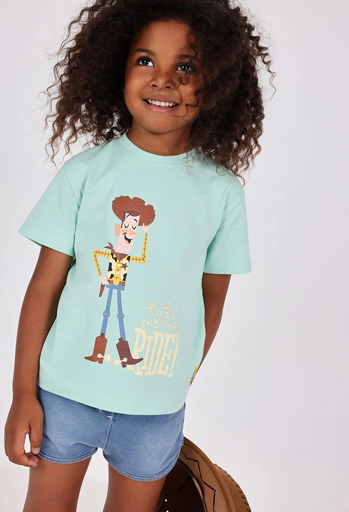 Camiseta unisex algodón verde