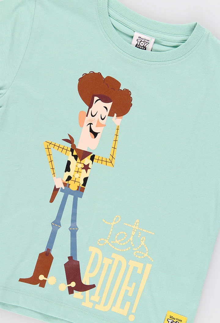 Camiseta unisex algodón verde