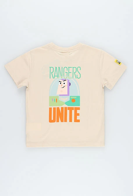 T-shirt unissex de algodão bege