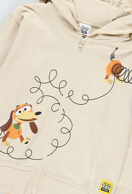 Giacca unisex con cappuccio beige