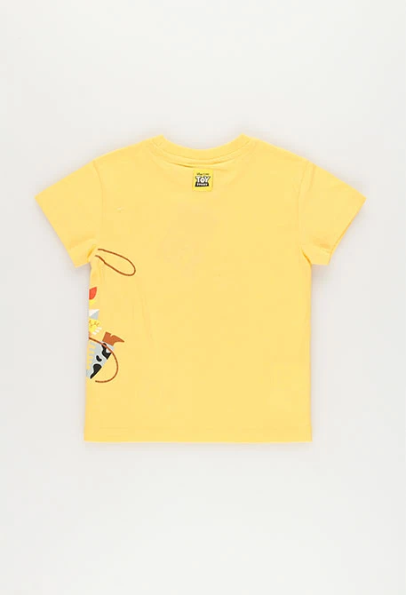 Maglietta unisex in cotone gialla