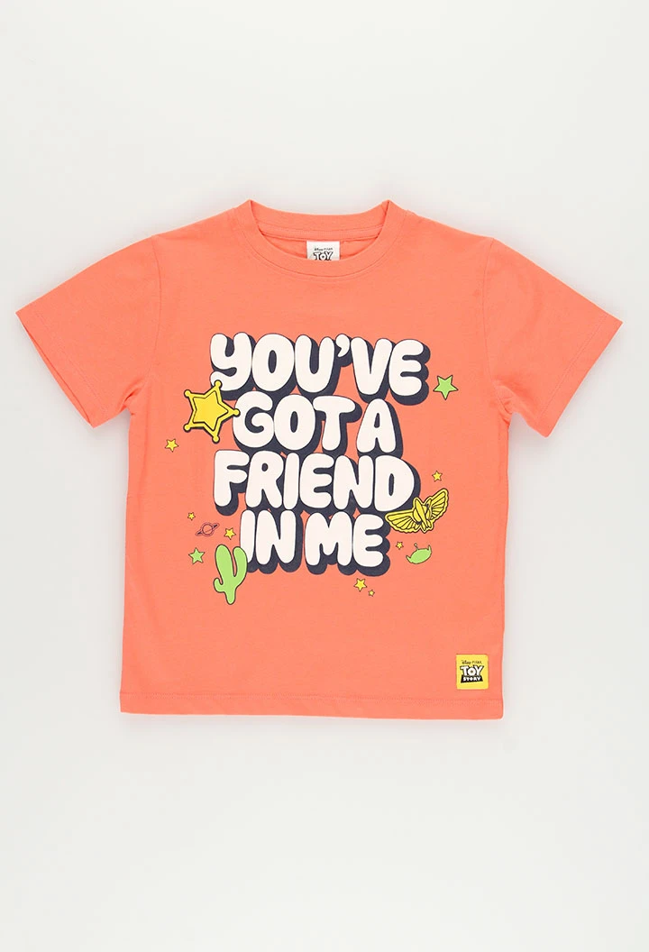 Camiseta unisex algodón rojo