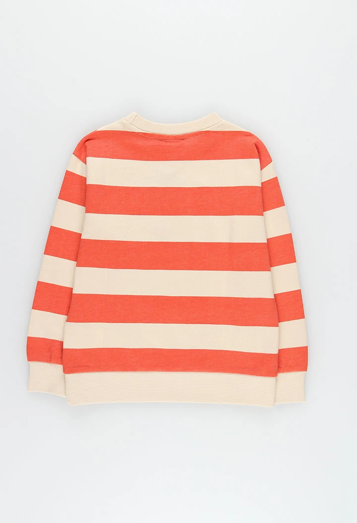 Sweat-shirt unisexe à rayures