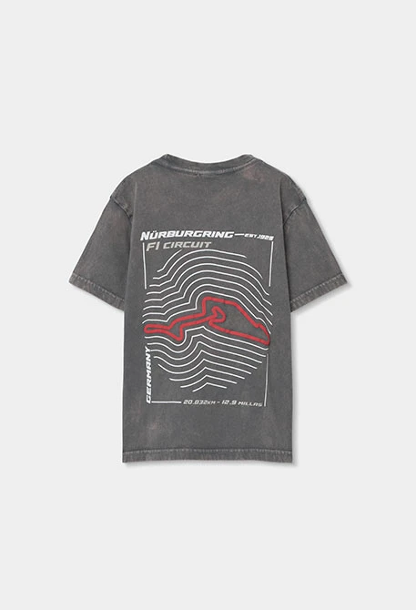 Kinder T-Shirt Baumwolle Grau