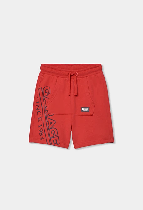 Bermuda punto granate estampado