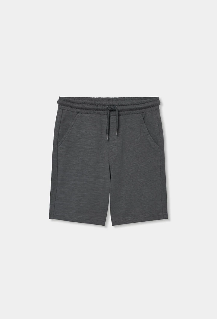 Conjunto niño algodón gris