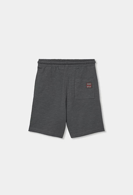 Conjunto niño algodón gris