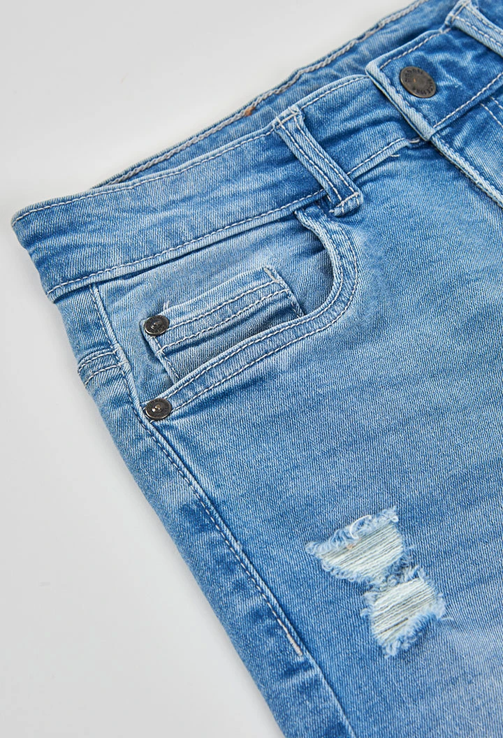 Blue denim trousers for boys