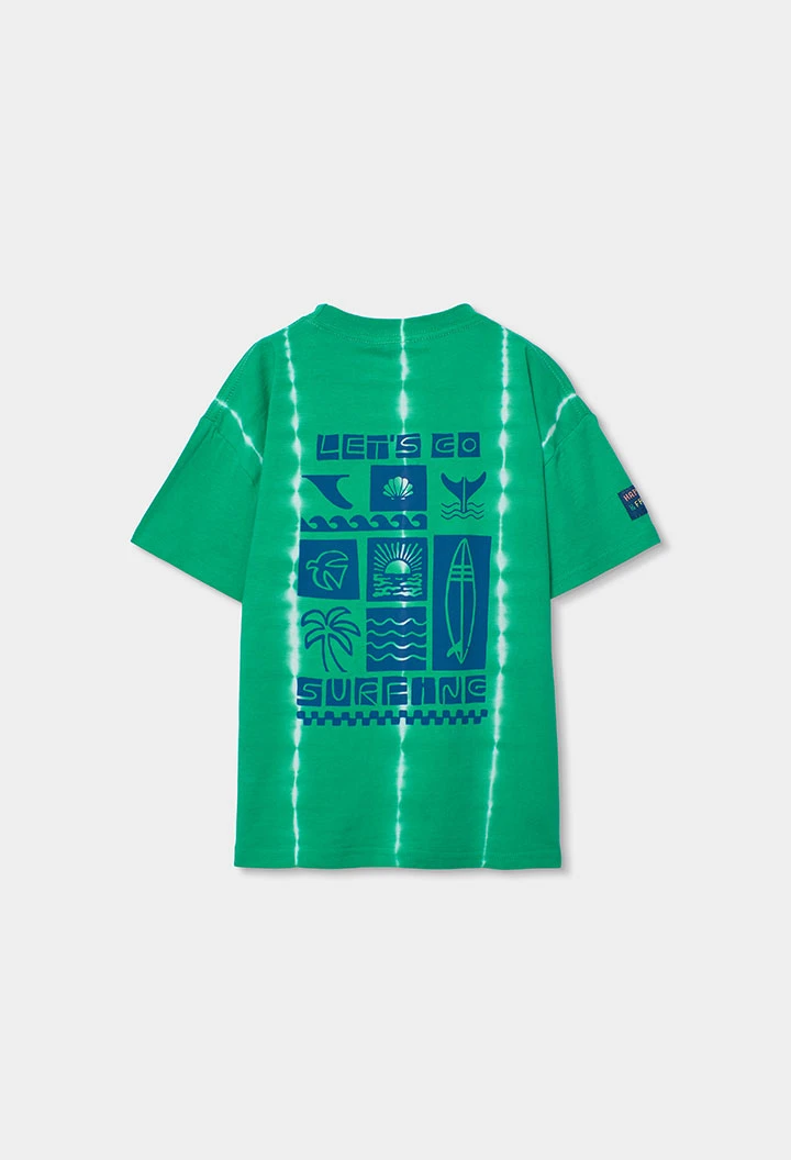 T-shirt enfant coton vert