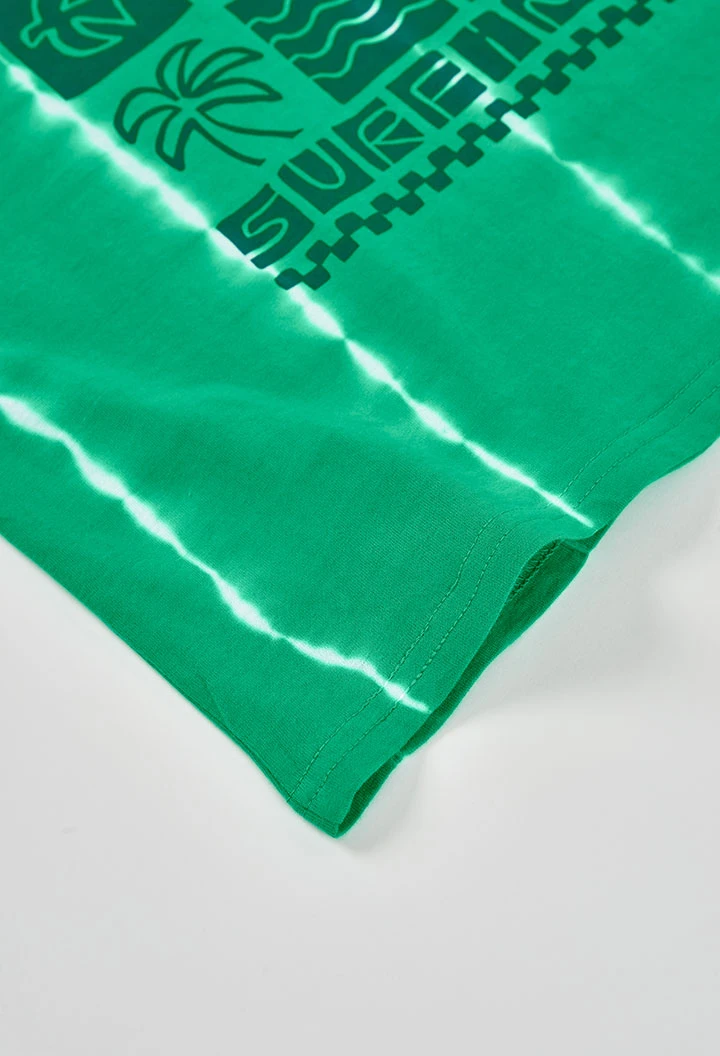 T-shirt enfant coton vert