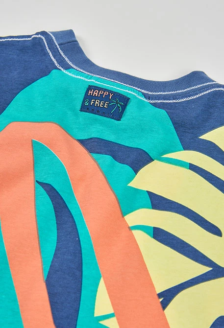 T-shirt en coton pour enfant imprimée