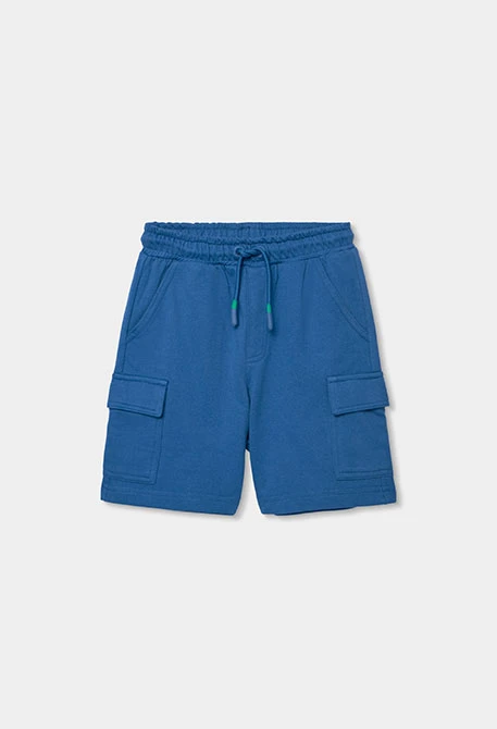 Bermudas azul cargo