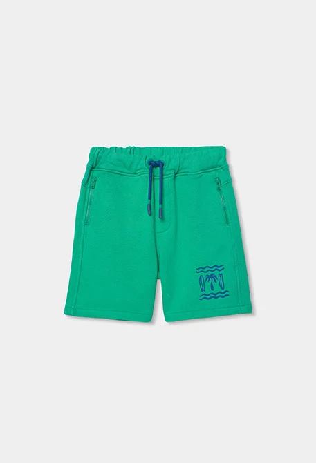 Wassergrüne Bermudashorts