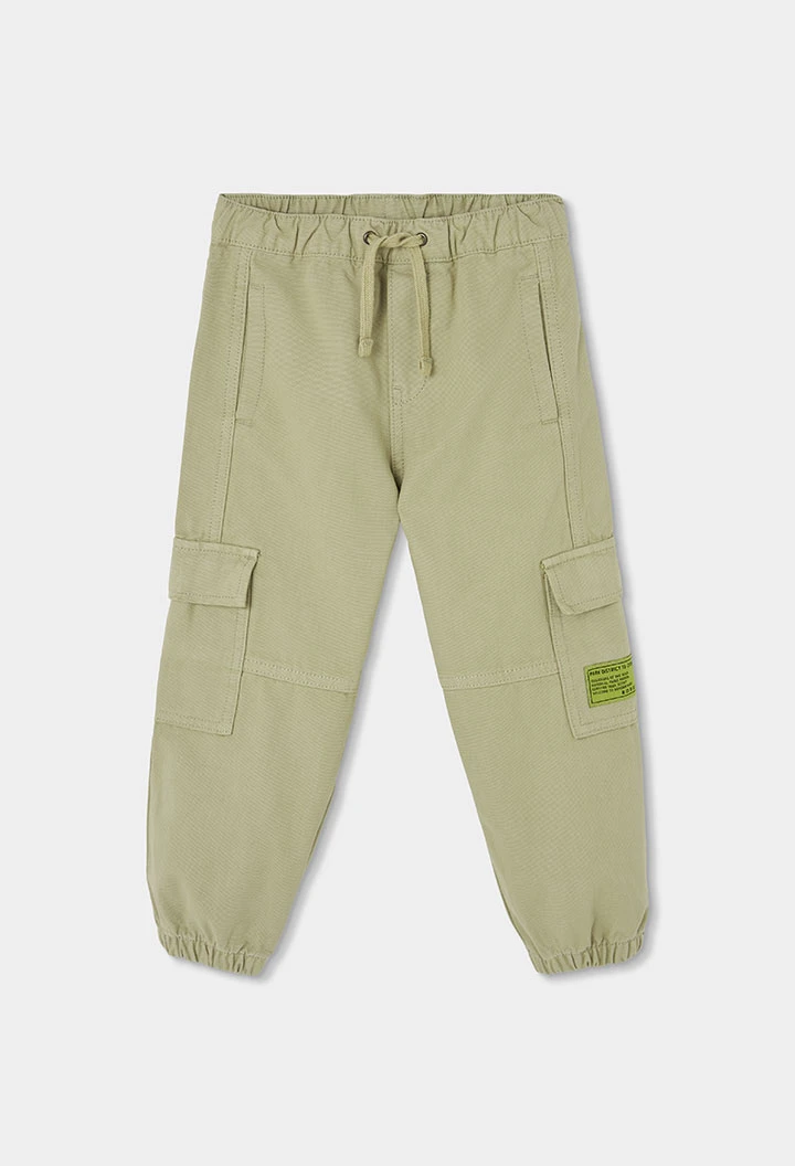 Pantaló cargo nen verd