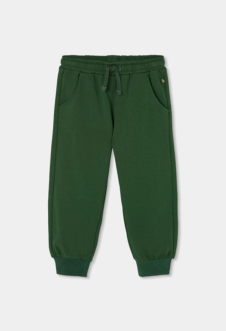 Conjunt punt nen verd estampat Think Green