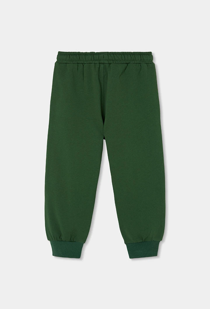 Conjunt punt nen verd estampat Think Green