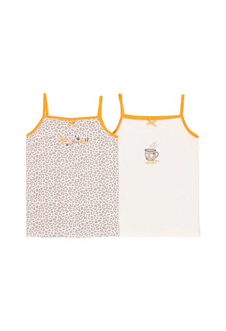 Pack de 2 t-Shirts pour fille - organique