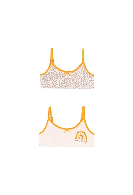 Pack 2 tops pour fille - organique