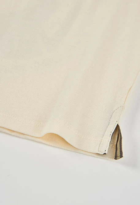 Boy?s cotton T-shirt in raw colour