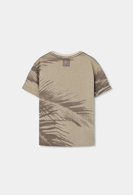 Camiseta niño algodón crudo