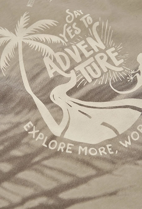 T-Shirt Junge ungebleichte Baumwolle