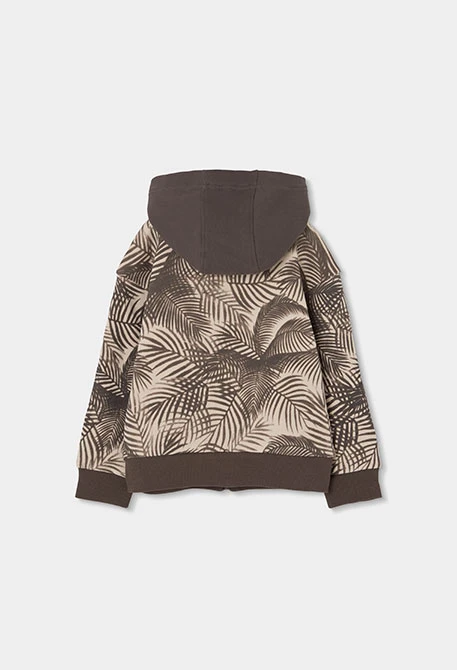 Chaqueta niño con capucha estampado