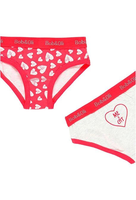 Pack de 3 culottes pour fille - organique
