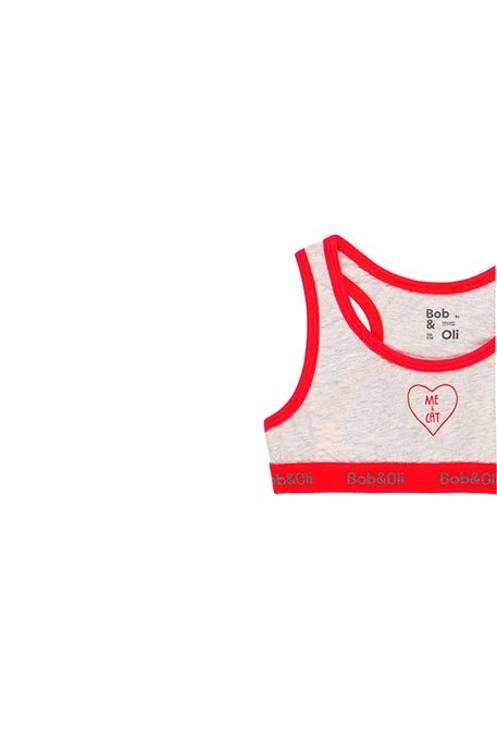 Pack 2 tops pour fille - organique