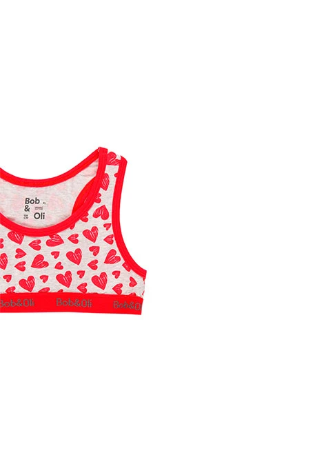 Pack 2 tops pour fille - organique