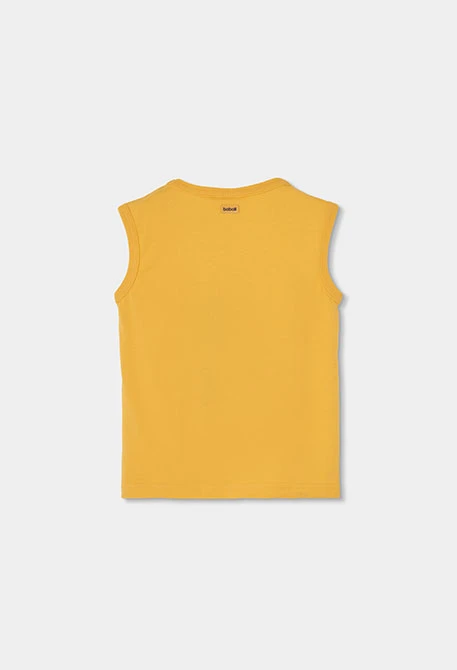 Child?s yellow cotton tank top