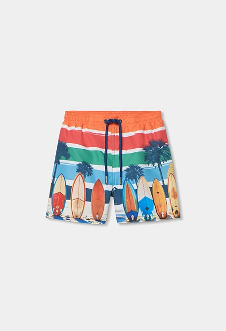 Bañador niño tejido reciclado tabla surf