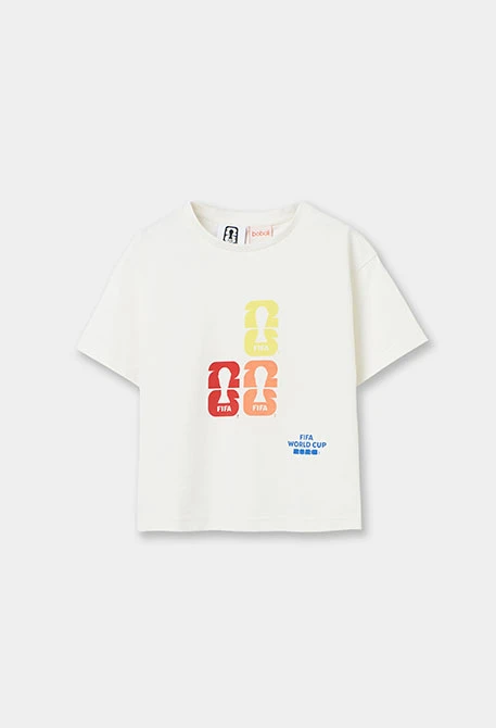 T-Shirt in Naturweiß FIFA WORLD CUP 2026© X Boboli